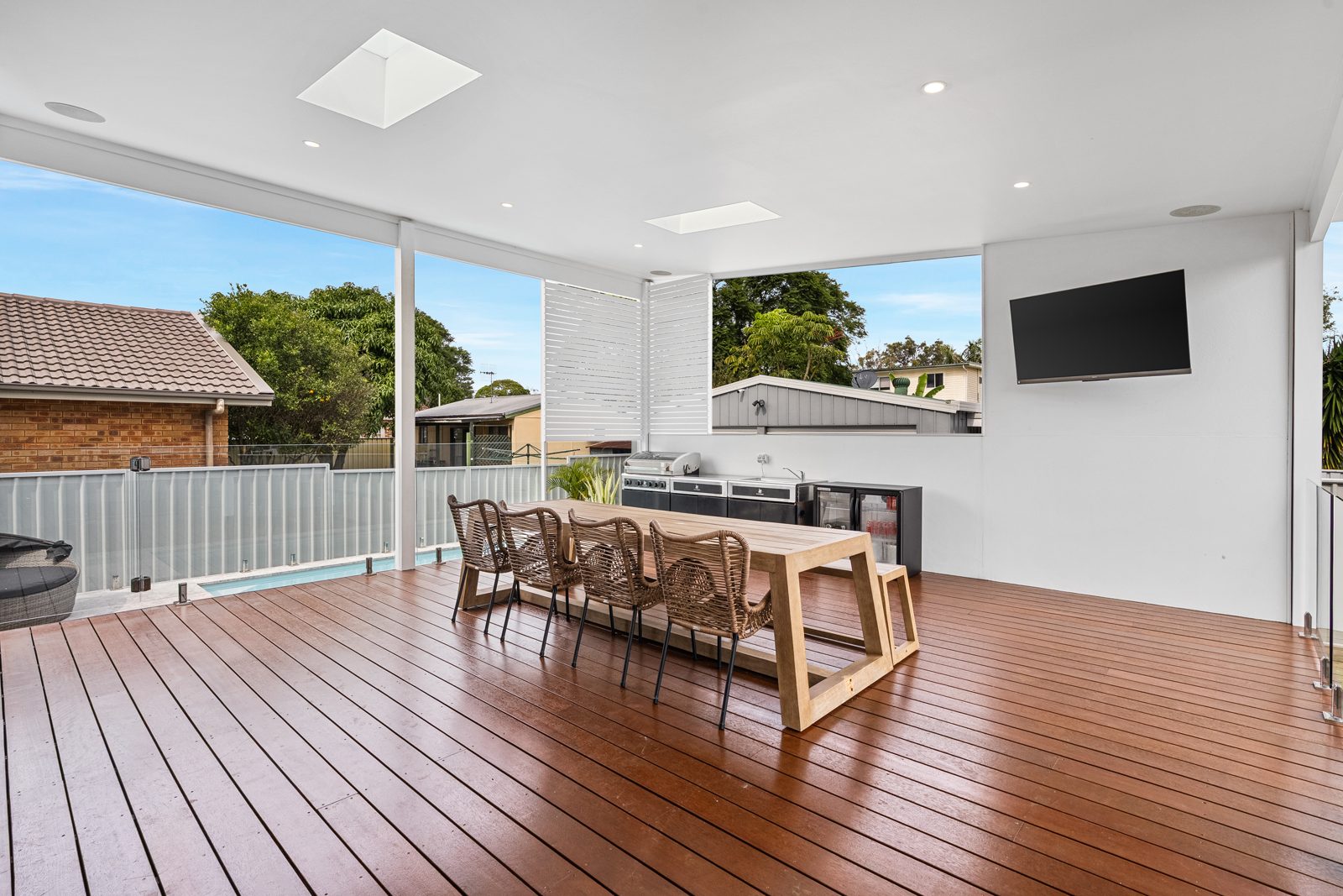 Deck and outdoor living project